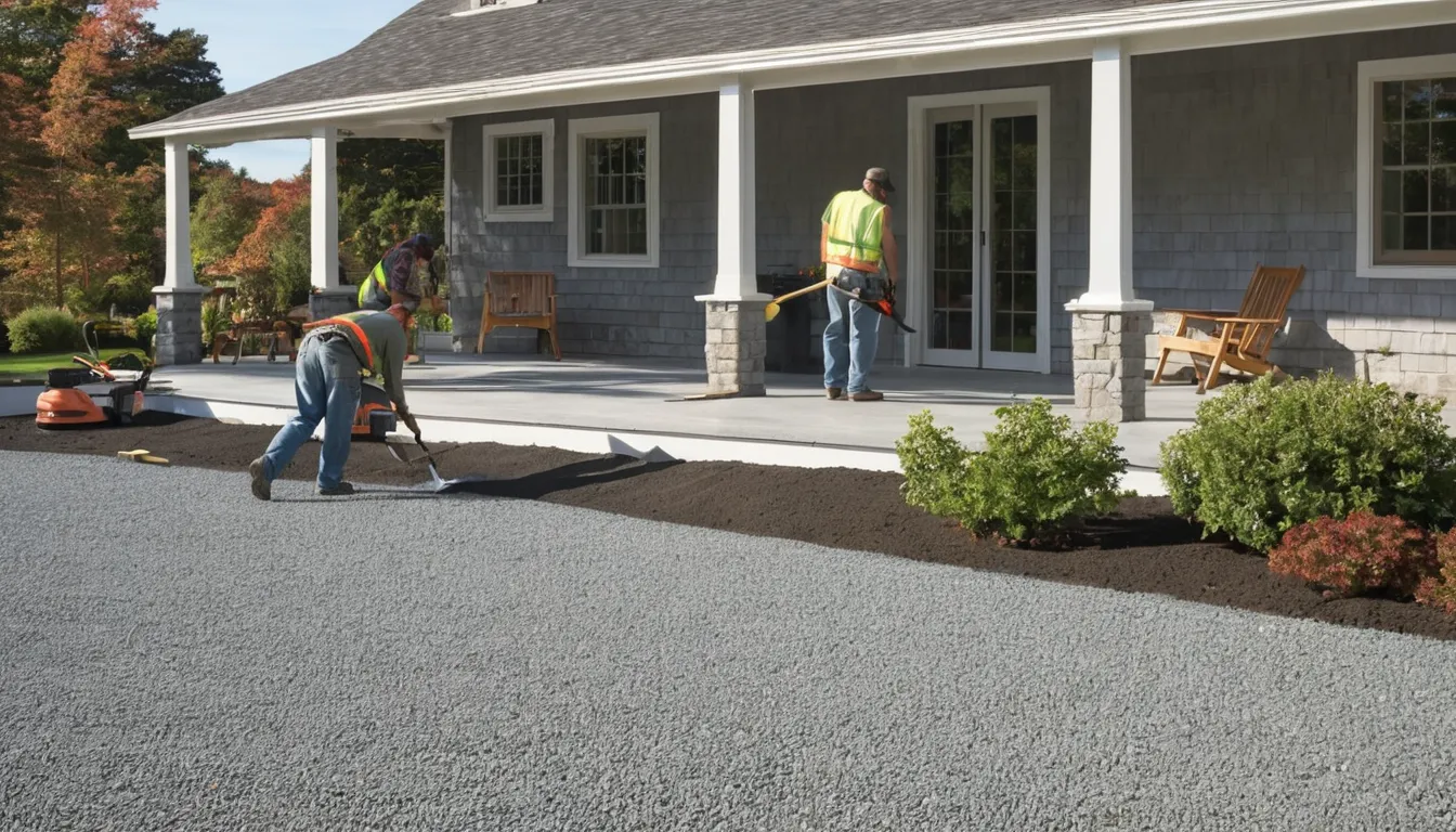 A newly poured concrete patio behind a home in California, with a smooth broom finish and clean edges